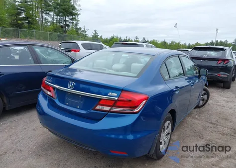 2013 Honda Civic Lx из США, поврежденный, VIN 2HGFB2F52DH585282